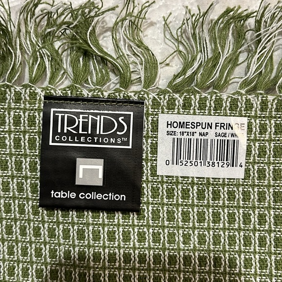 Trends Collection Homespun Fringe placemats, set of 4, NWT - Picture 4 of 5